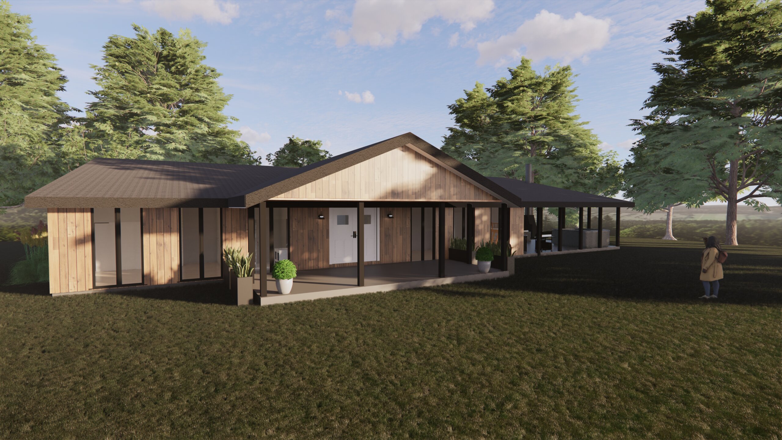 custom home - cottage